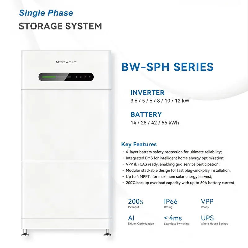 7 kWh LiFePO4 baterijos modulis